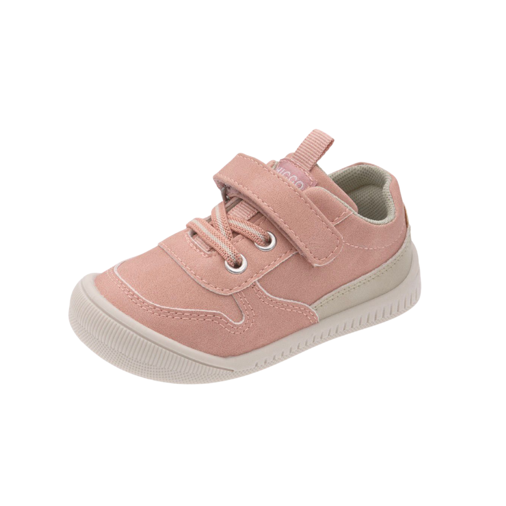 Deportiva Barefoot Chicco- Desde la 25 hasta la 32- Pink- Dove Grey- Calzado Respetuoso Infantil.