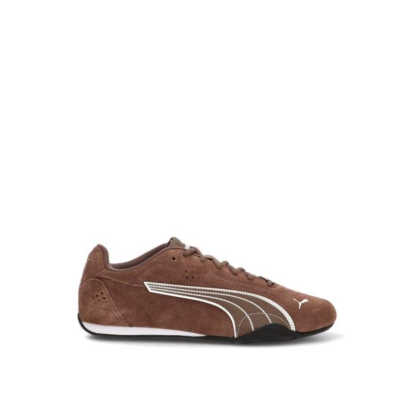Zapatillas Casual Puma Pristis - Hombre - Suela Plana - Modelo 402681 - Color Marron