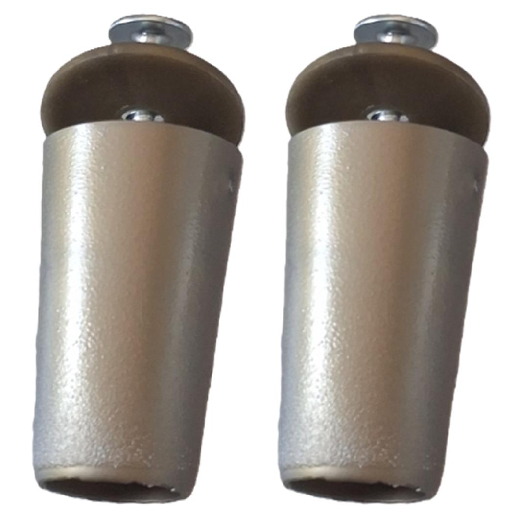 8 Topes Persiana. Color Bronce. 40 mm. Fabricado en España. Marca Tecnofit.