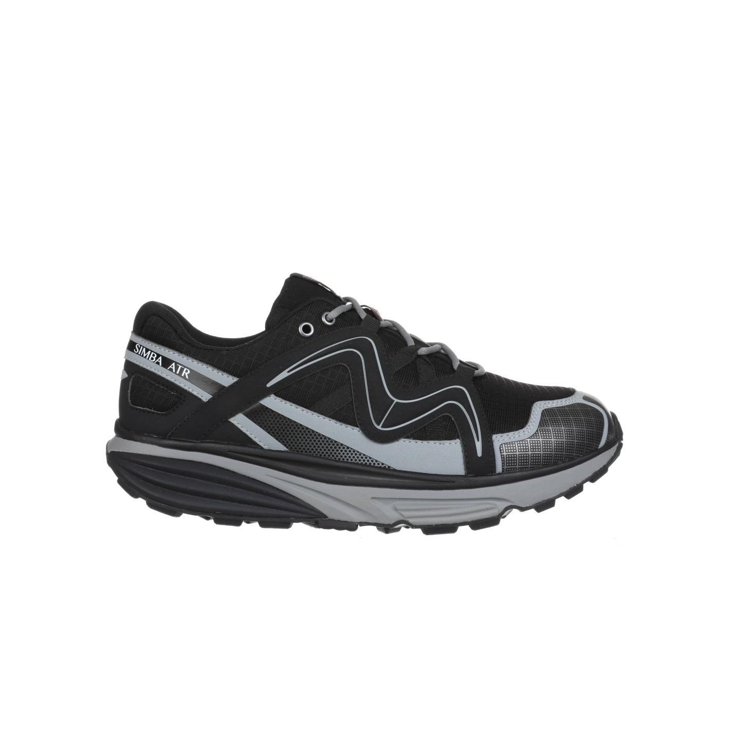 MBT SIMBA ATR BLACK / GREY - Máximo confort - Amortiguación superior - Suela con alto nivel de balanceo