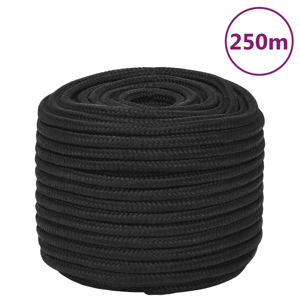 vidaXL Cuerda de barco polipropileno 12 mm 250 m cuerda Color Amarillo,  Blanco,  orange y mas