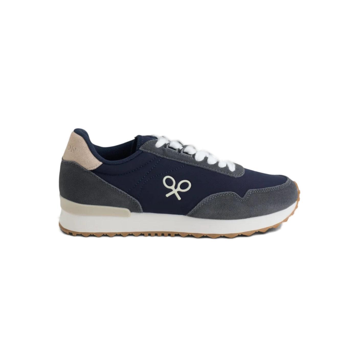 Zapatilla deportiva Silbon running azul marino de hombre