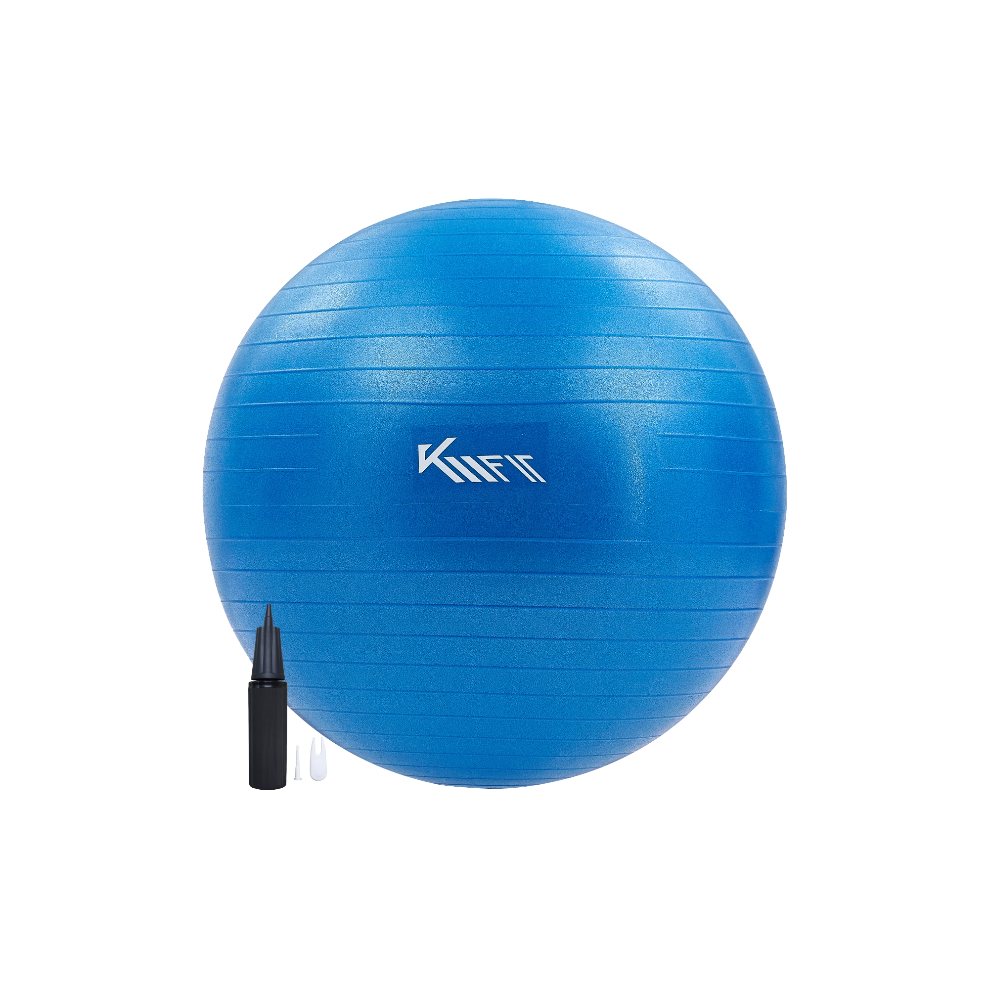 KM-Fit Pelota de Entrenamiento - Pilates, Yoga, Gimnasia - 55/65/75 Cm - Negro/Azul/Gris/Rosa