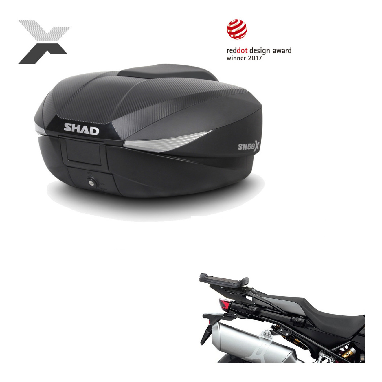 Baul Trasero + Herraje Montaje Sh58x KIT-182423