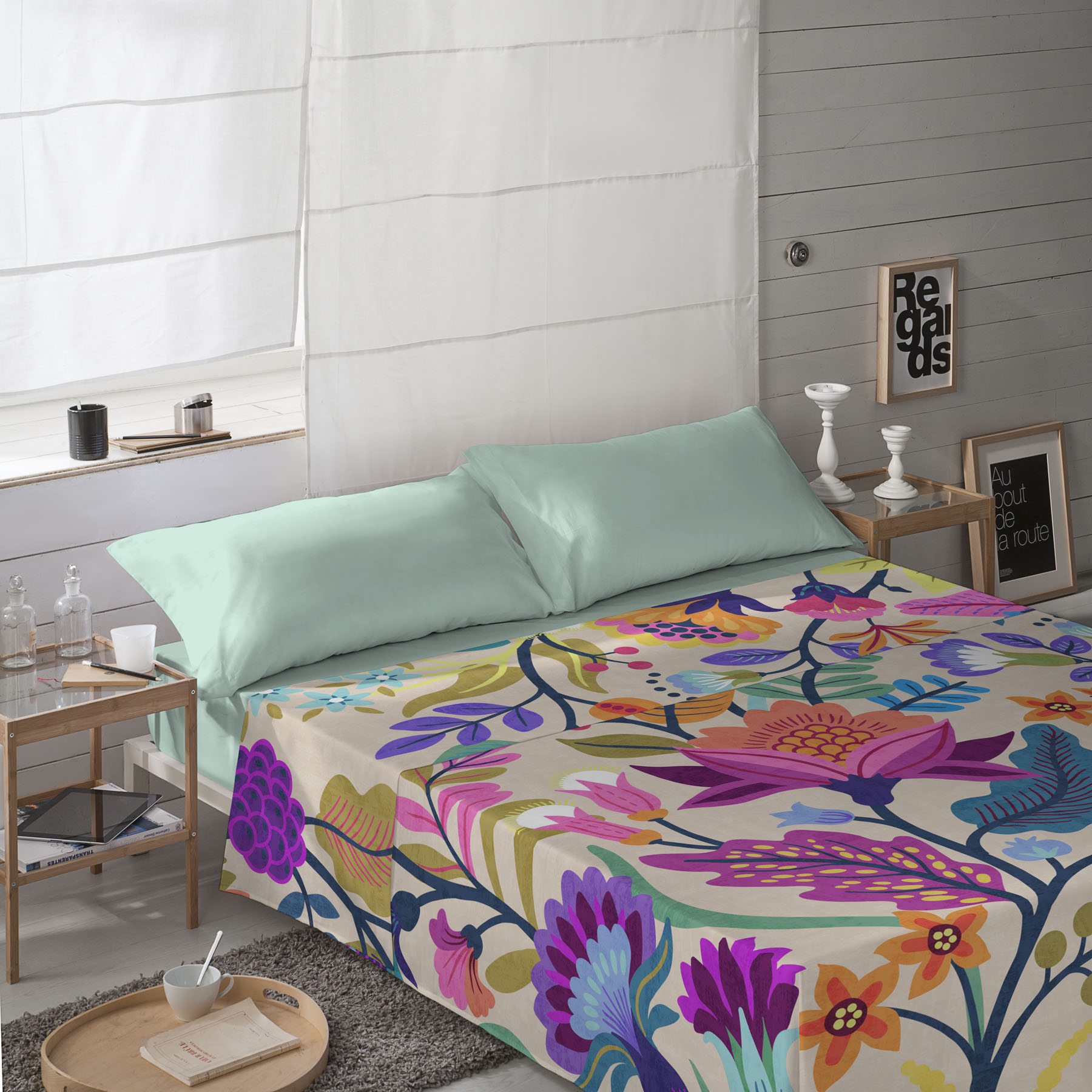 ICEHOME - Juego de Sábanas Estampadas 100% Algodón Extrasuave - Incluye 1 o 2 Fundas de Almohada - Cama 90/135/150/180 - Fabricado en España