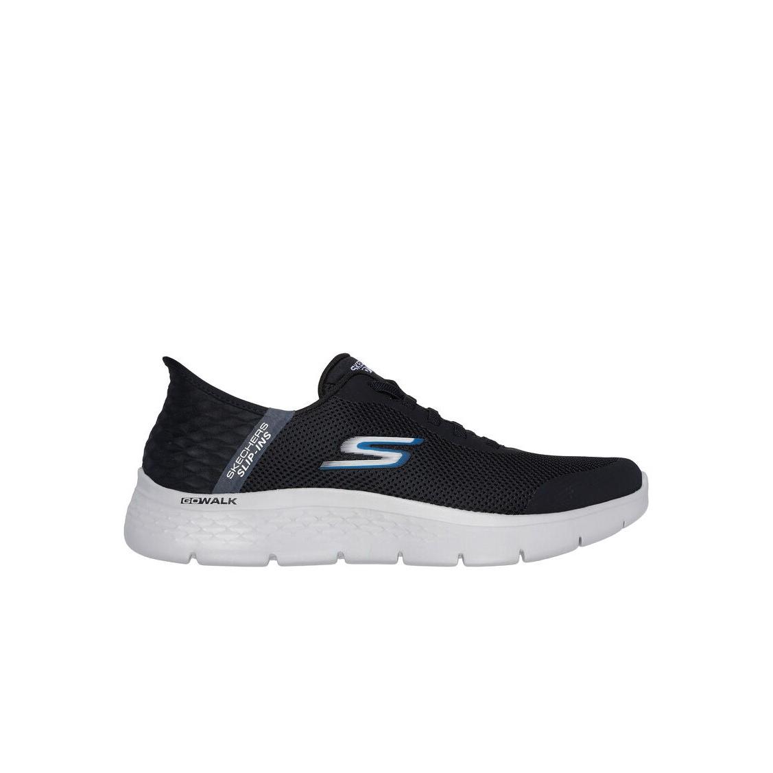 Skechers Slip-ins: GO WALK Flex - Hands Up en Negro/Gris, talla 40, Vegan