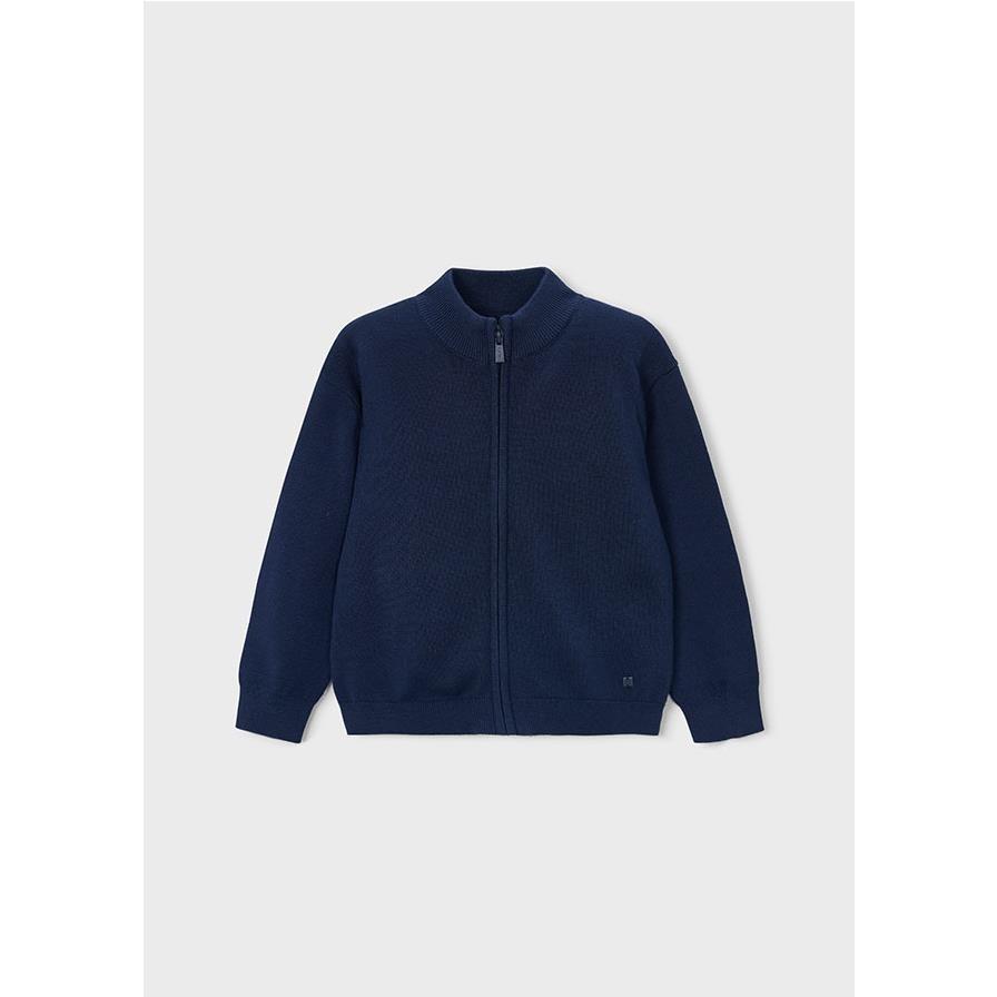 Mayoral - Chaqueta canguro tricot infantil con bolsillos frontales estilo casual para el día a día
