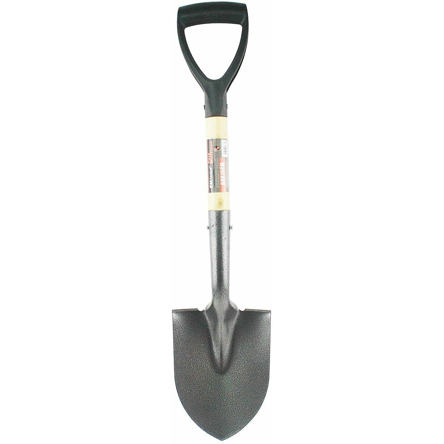 Maxia Market - Pala Punta y cuadrada multiusos para jardin nieve excavar mover materiales construcción herramienta manual mango en D65x15 cm