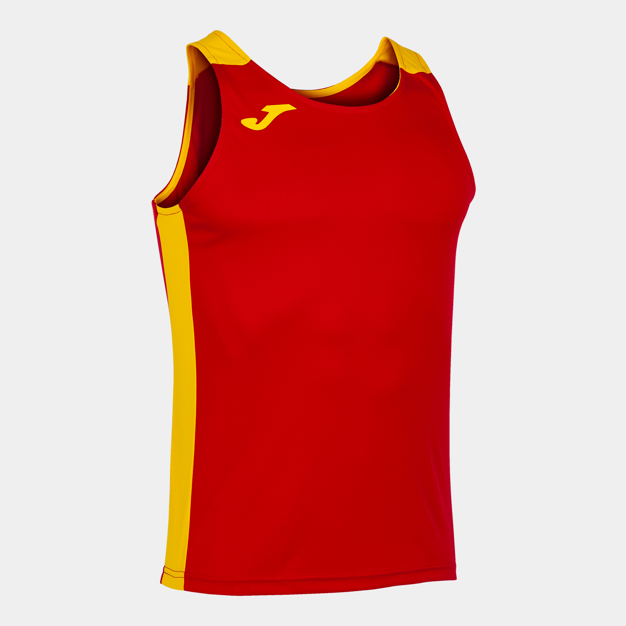 Camiseta S/M Hombre JomaRecord II 102222 Rojo Amarillo 609 Transpirable
