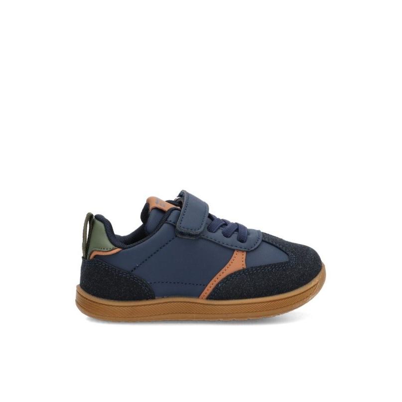 Zapatillas Etika - Niño - Suela Plana - Modelo 52487 - Color Marino