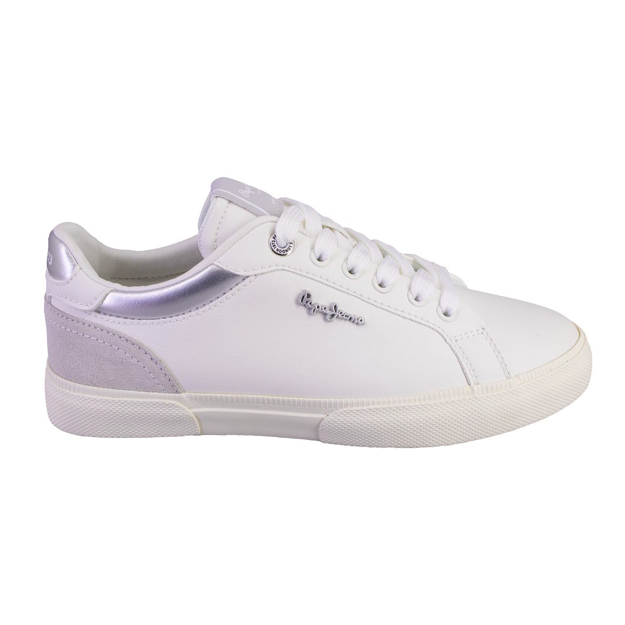PEPE JEANS PLS31588 Zapatillas casual de mujer blanco y plata 526