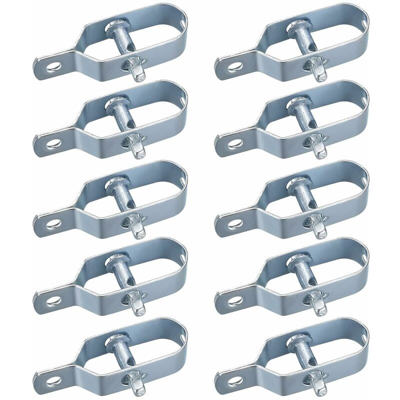 TK Tensor de malla de alambre, tensor de cerca, tensores de alambre de púas, kit de conector de tensor de cuerda para alambre de tensión (10 piezas) LO-Ron