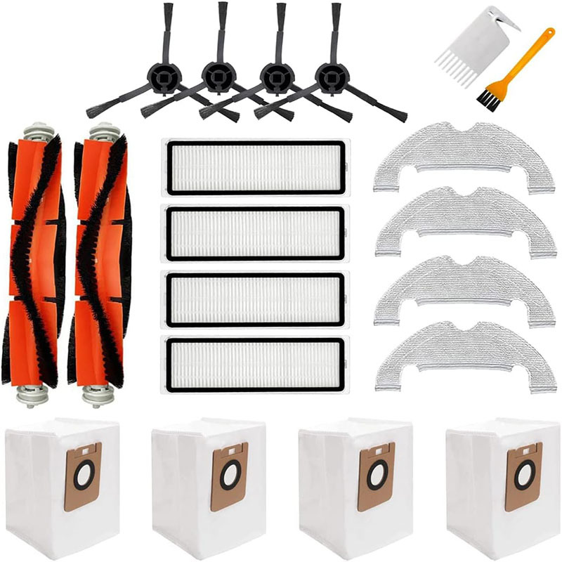 TK Kit de accesorios de repuesto para Robot aspirador Dreame Bot Z10 Pro D10 Plus L10 Plus, 20 paquetes