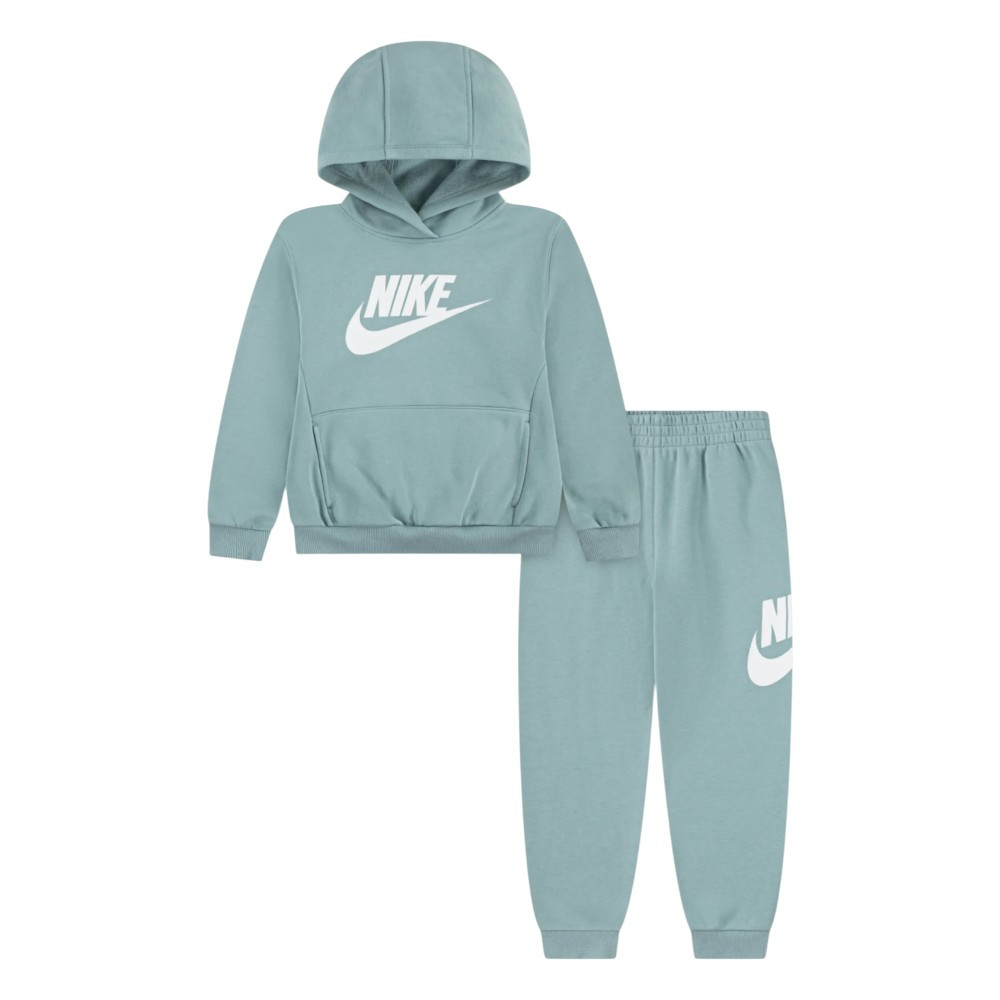 Chandal Nike Club Fleece Set Verde Claro 86L135-E4J Conjunto Niño Niña