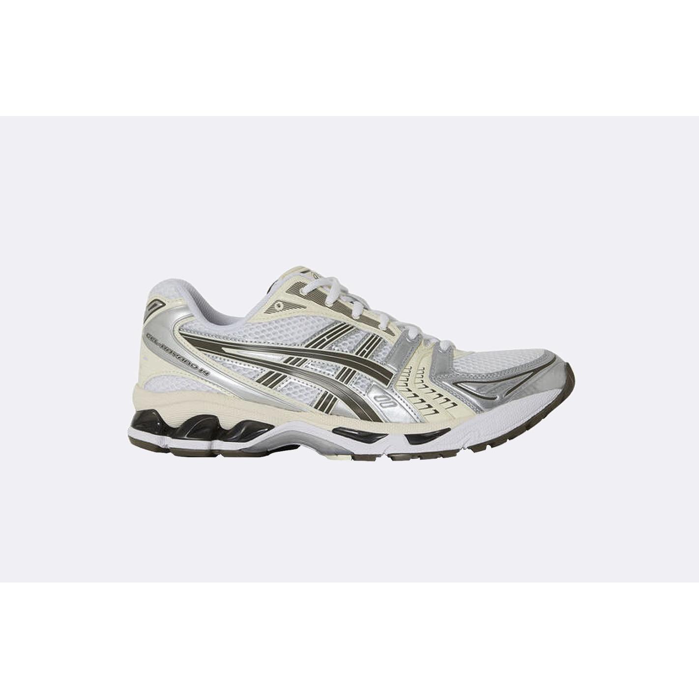 Zapatillas Asics Gel-Kayano 14 Hombre en Blanco e Ivory - Amortiguación GEL, Estilo Clásico Reinterpretado