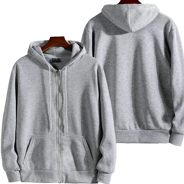 TK Sudadera De Capucha Con Cremallera Para Hombre Y Mujer Moda Casual Manga Larga Abrigo Deportivo De Invierno Estampado Sólido
