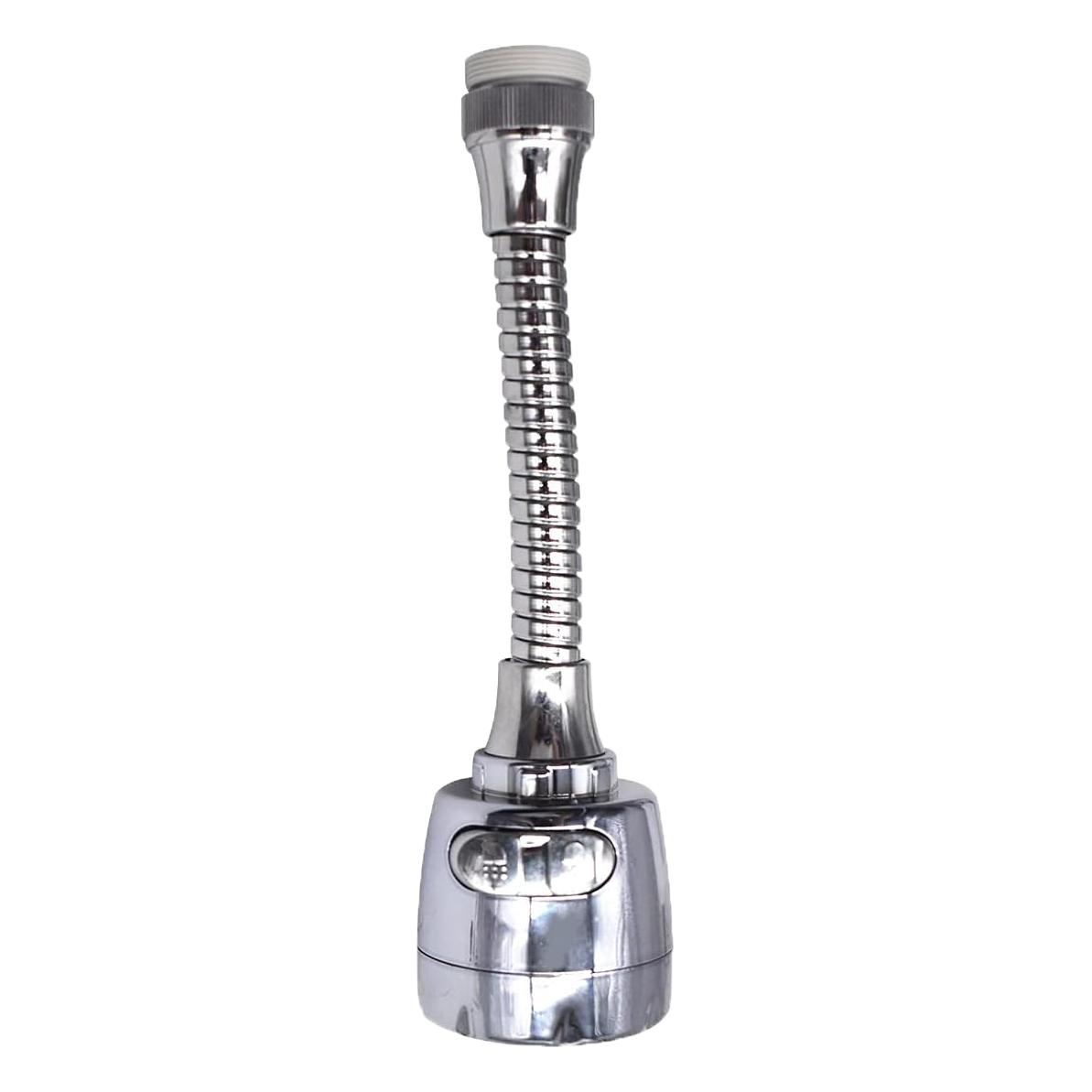 Extensor de Grifo EUROXANTY Filtro de Grifo a Prueba de Salpicaduras - Ahorro de Agua Boquilla Ajustable Giratoria 360° Acero