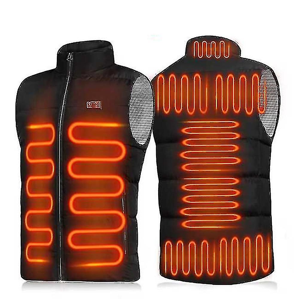 TK Heated Vest Men Women Usb Heated Jacket Heating Thermal Clothing