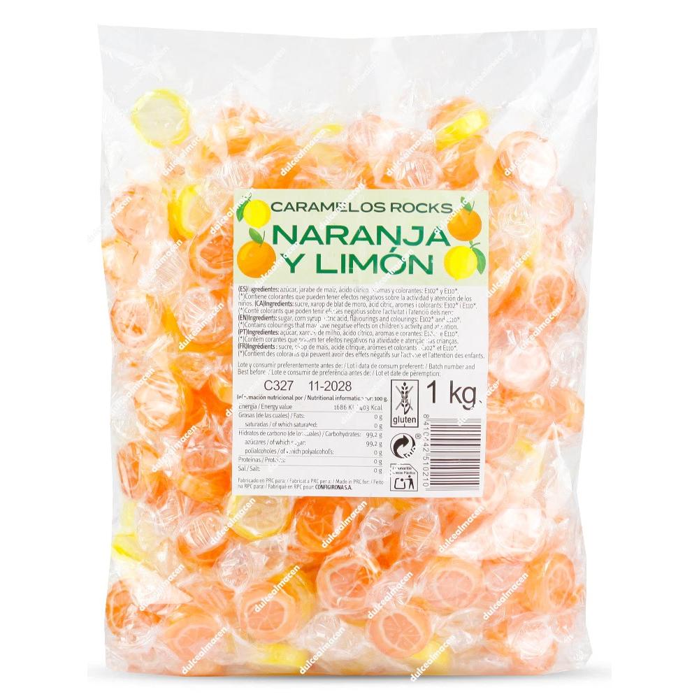Gerio Caramelos Naranja/Limón 1kg | Dulces Artesanales