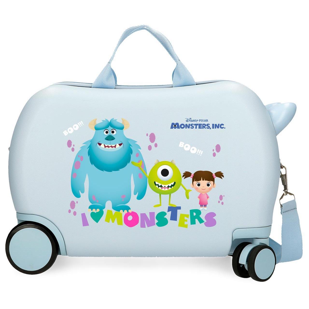 Maleta Infantil Disney Family pixar azul claro 31x45x20cm