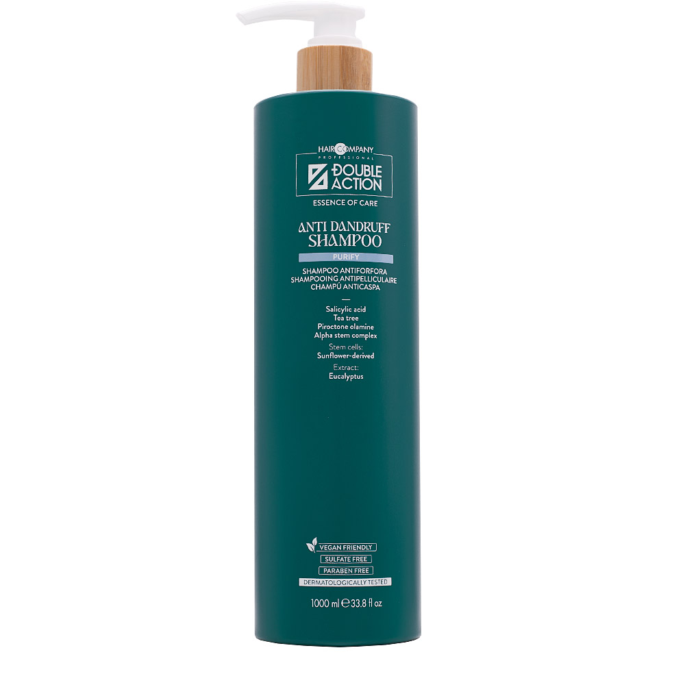 Hair Company Double ActionAnti Dandruff Shampoo 1000ml - champú anticaspa
