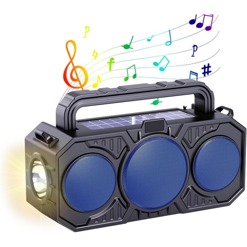 Radio Solar Portátil - Indoor Estéreo FM - Carga USB
