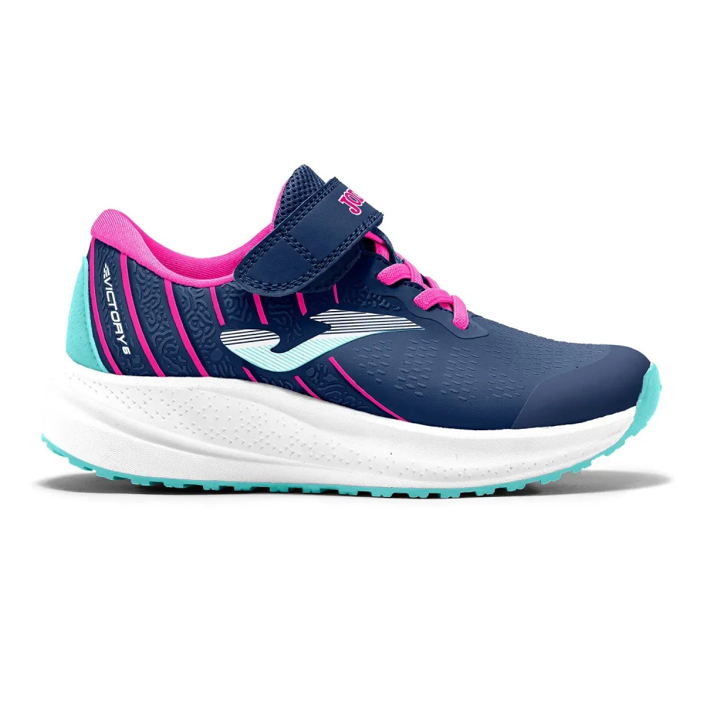 zapatilla Joma 2503 Victory Jr Azul Marino/Fucsia