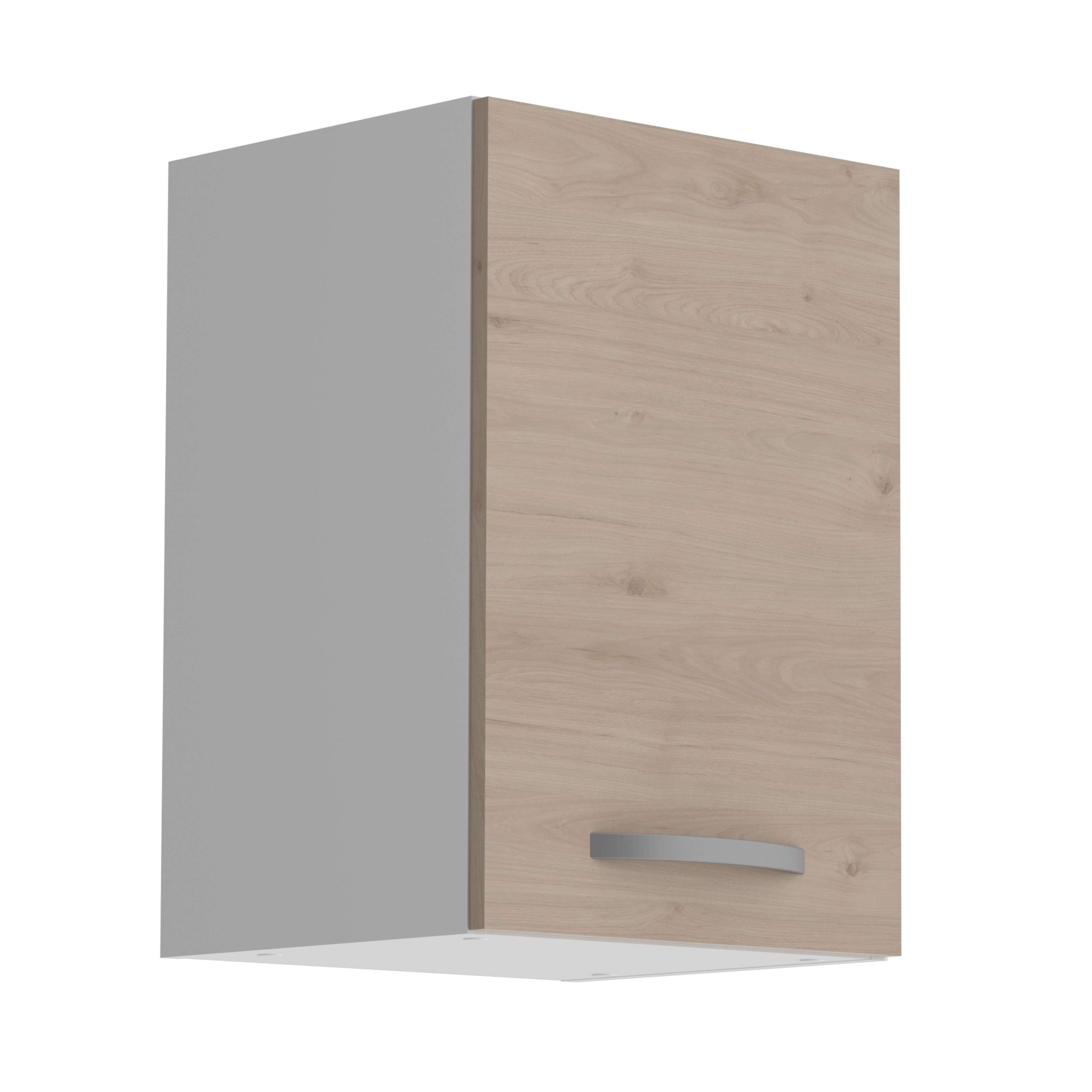 Miroytengo MiroytengoMódulo Cocina Superior Eko Estrecho Roble Jackson y Blanco 40x35 cm