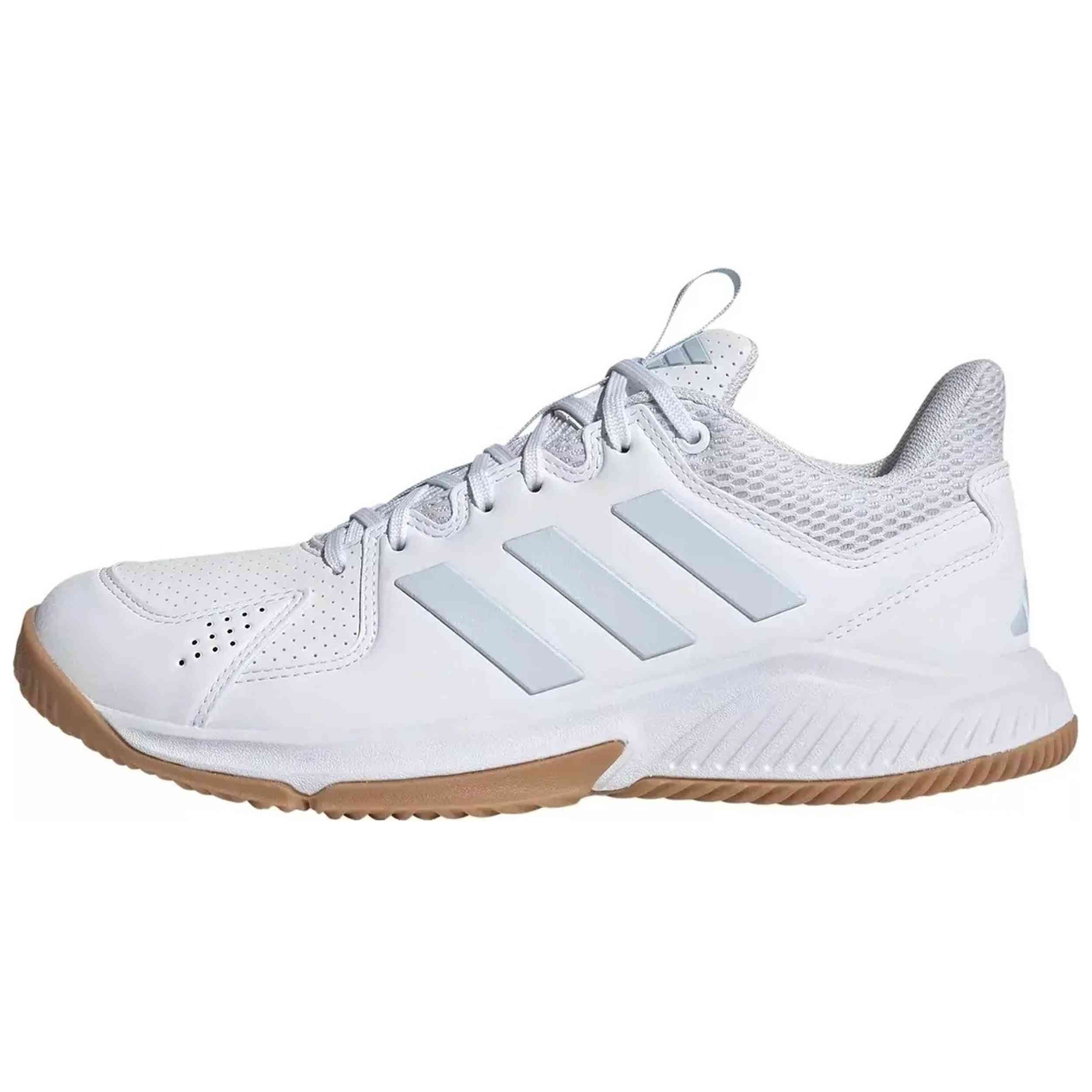 Zapatillas De Balonmano Adidas modelo Court Flight "FTWWHT/ICEBLU/GUM10" para Mujer en color Blanco