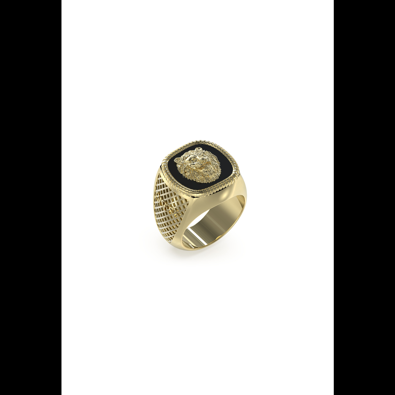 Guess Anillo  Lion King De Acero Dorado Talla Europea 60,00 Talla España  Jumr04003jwygbk60