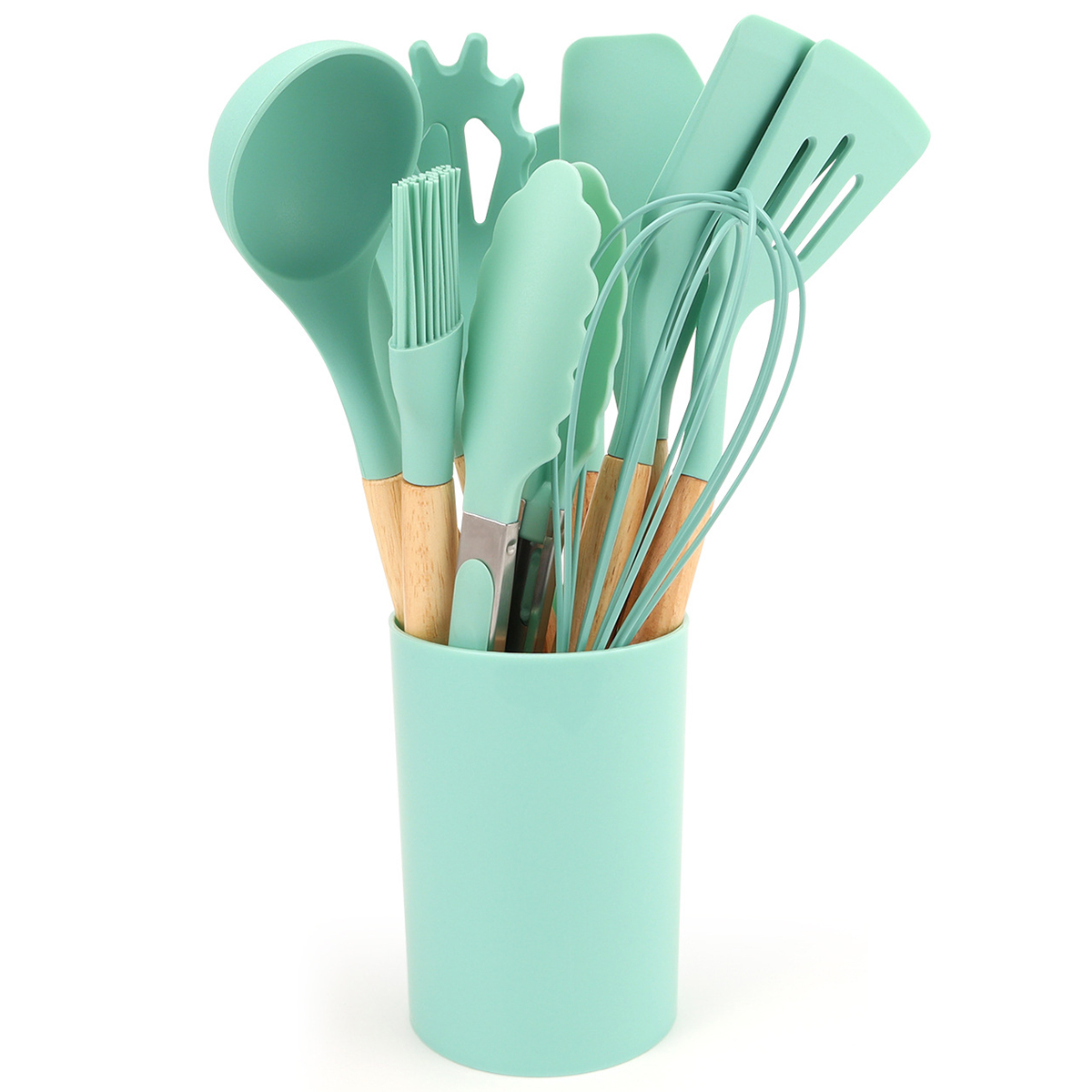 Juego de Herramientas de Cocina de Silicona de 12 Piezas