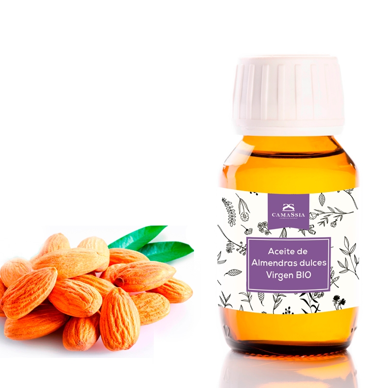 Camassia Aceite de almendras dulces virgen BIO | Aceites vegetales | de primera presión en frío y de agricultura ecológica | 100ml