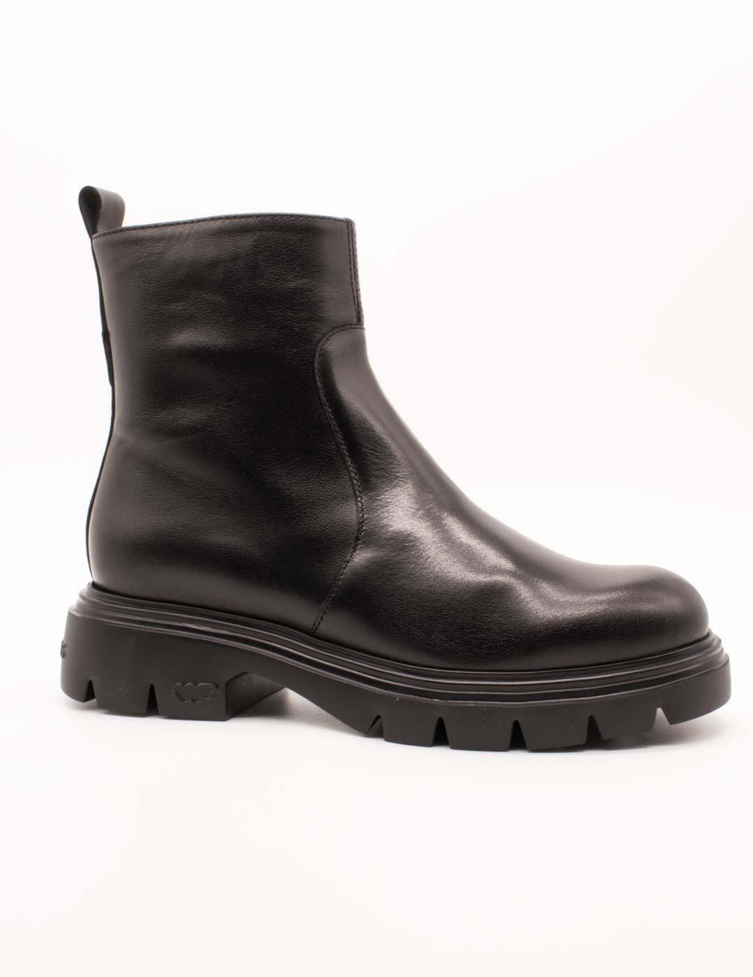 Wonders Botín A-4305 Alice Negro de Mujer