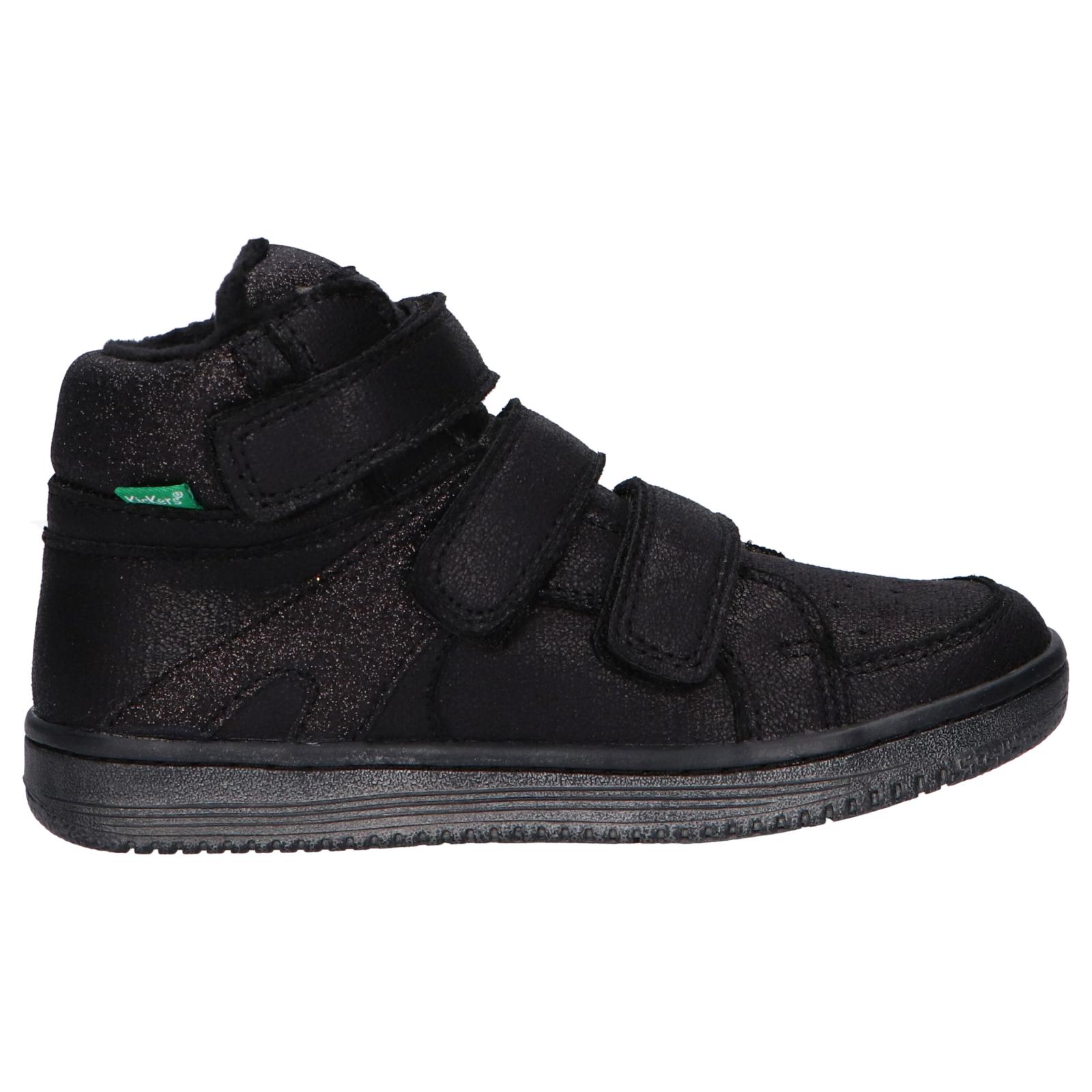 Kickers women's and girls and boys ankle boots 739362 -30 lohan 81 noir brill