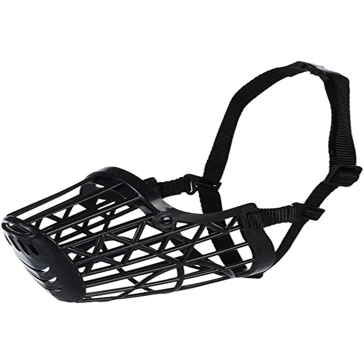 TRIXIE Muzzle, plastic, S–M, black