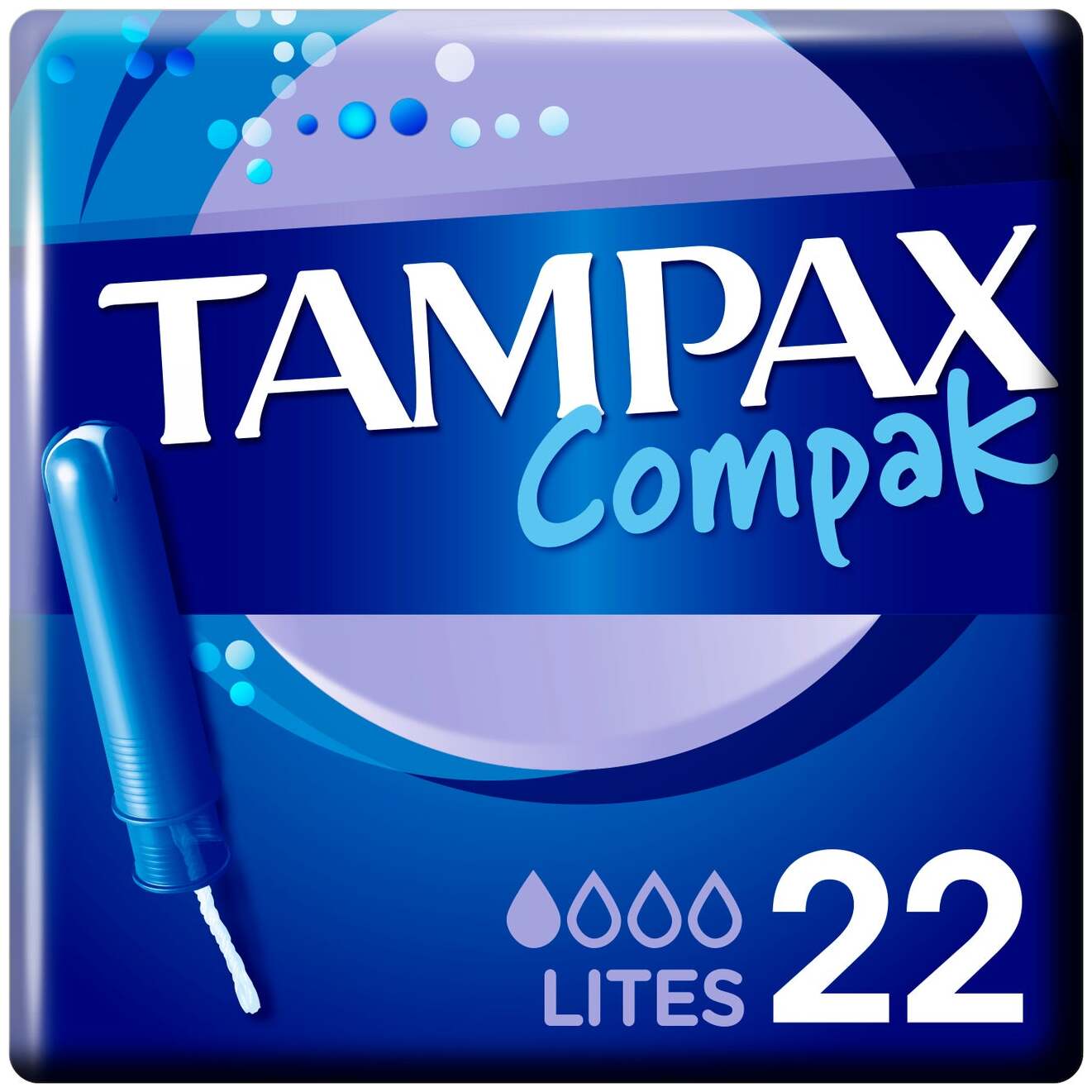Tampax Compak Lites 22Uds.