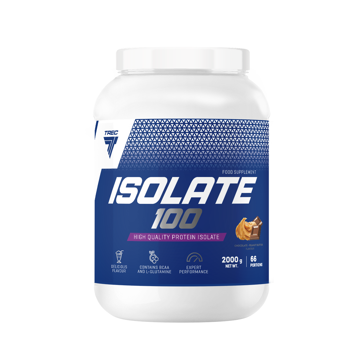 TREC NUTRITION - PROTEÍNA DE SUERO DE LECHE - ISOLATE 100 - ALTA CALIDAD - 700g/2kg