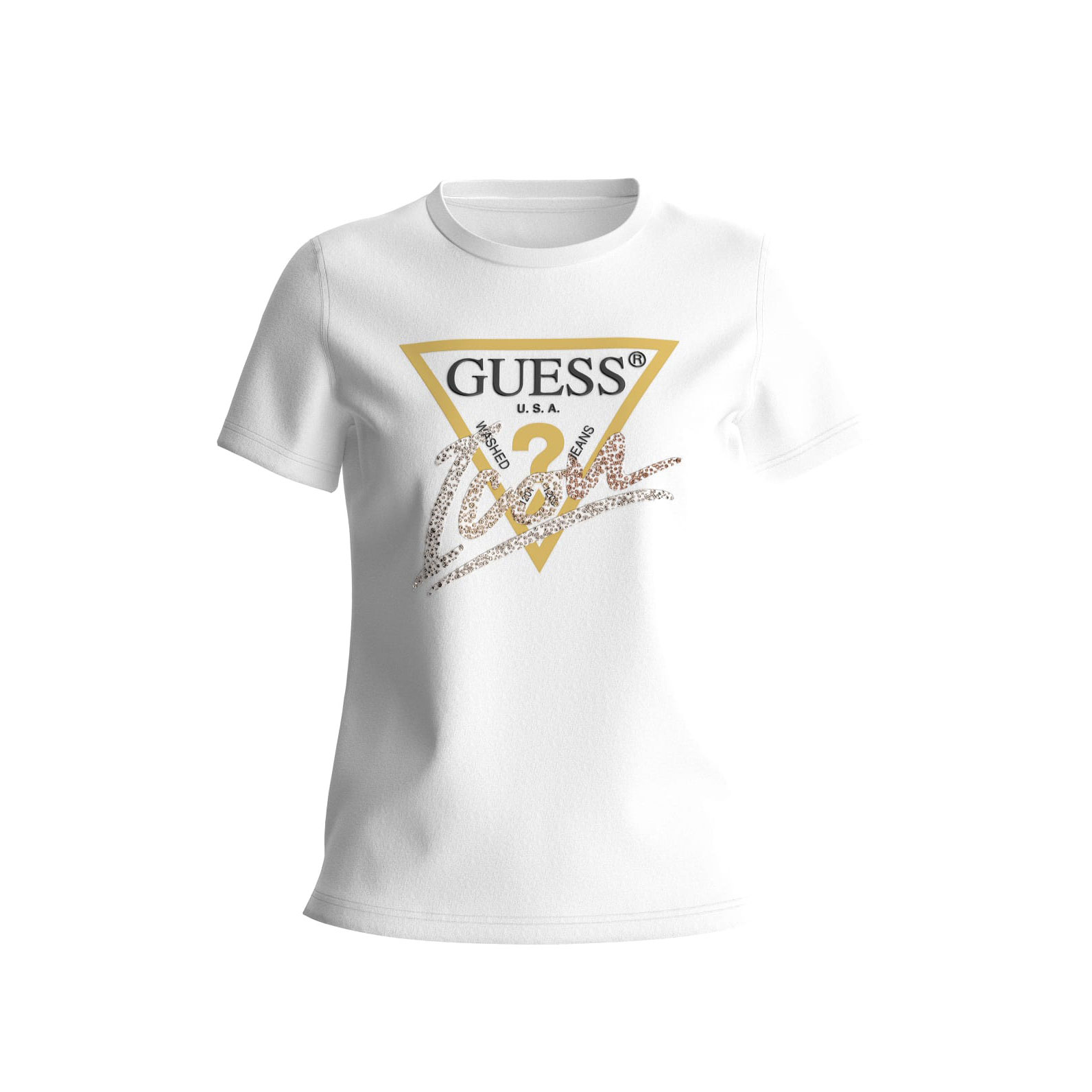 Guess Camiseta Blanca W4GI20 I3Z14-G011 , para Mujer