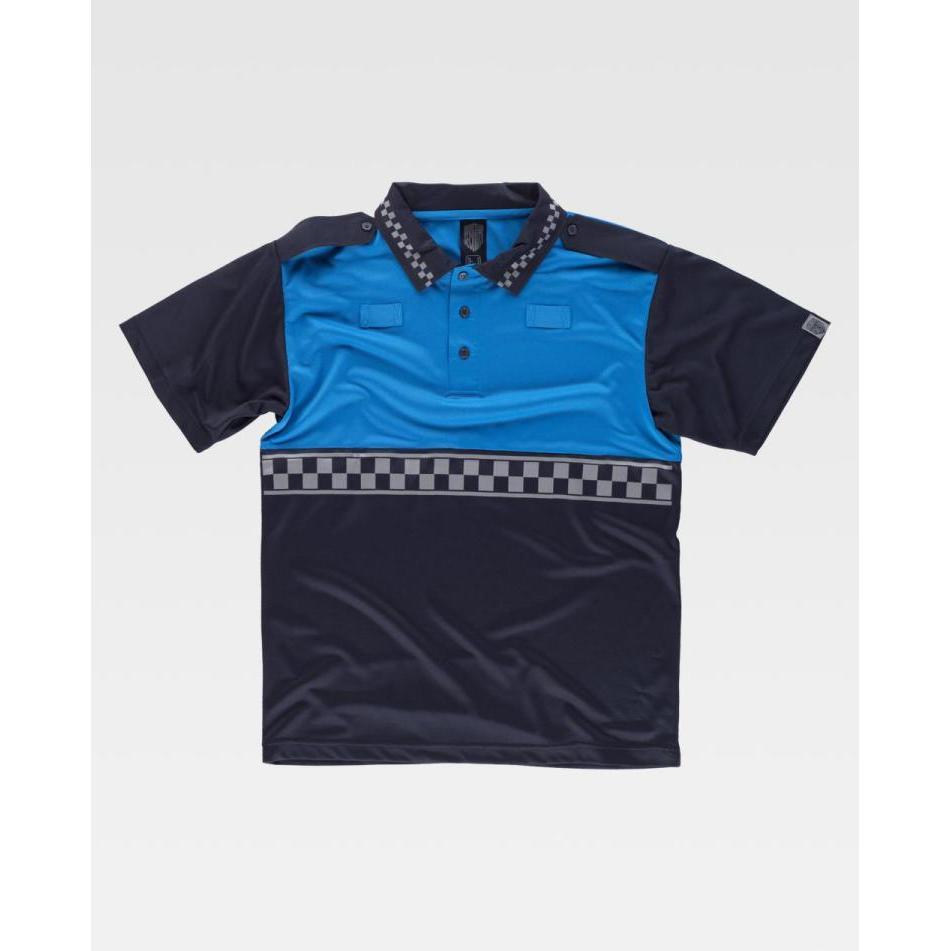 Camiseta Polo Reflectante Policía Manga Corta Workteam