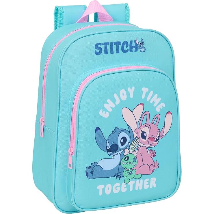 Mochila Infantil Adapt.Carro Stitch 26X10X34Cm.