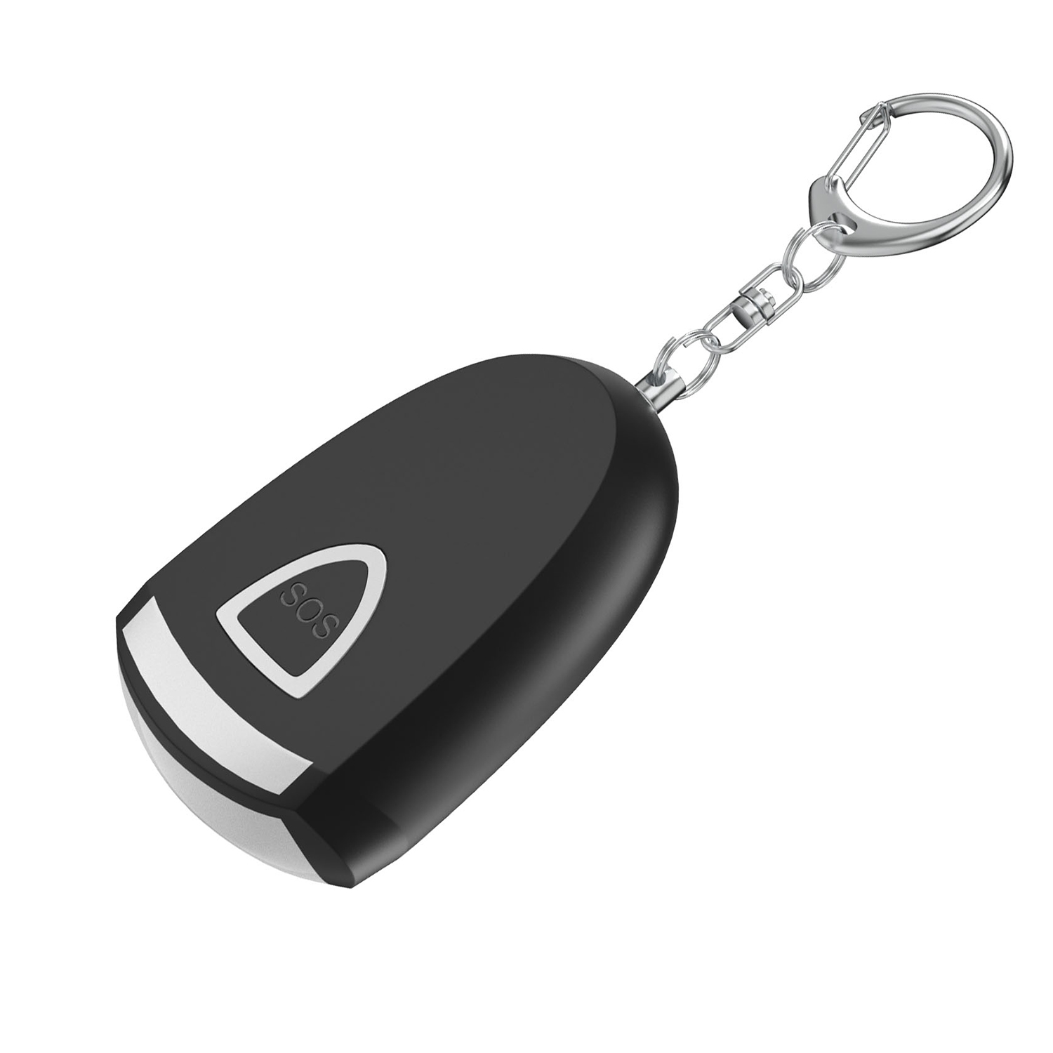 DAM Alarma SOS personal con LED brillante y sonido de 130 dB. Batería recargable y activación rápida por tirón de anilla.