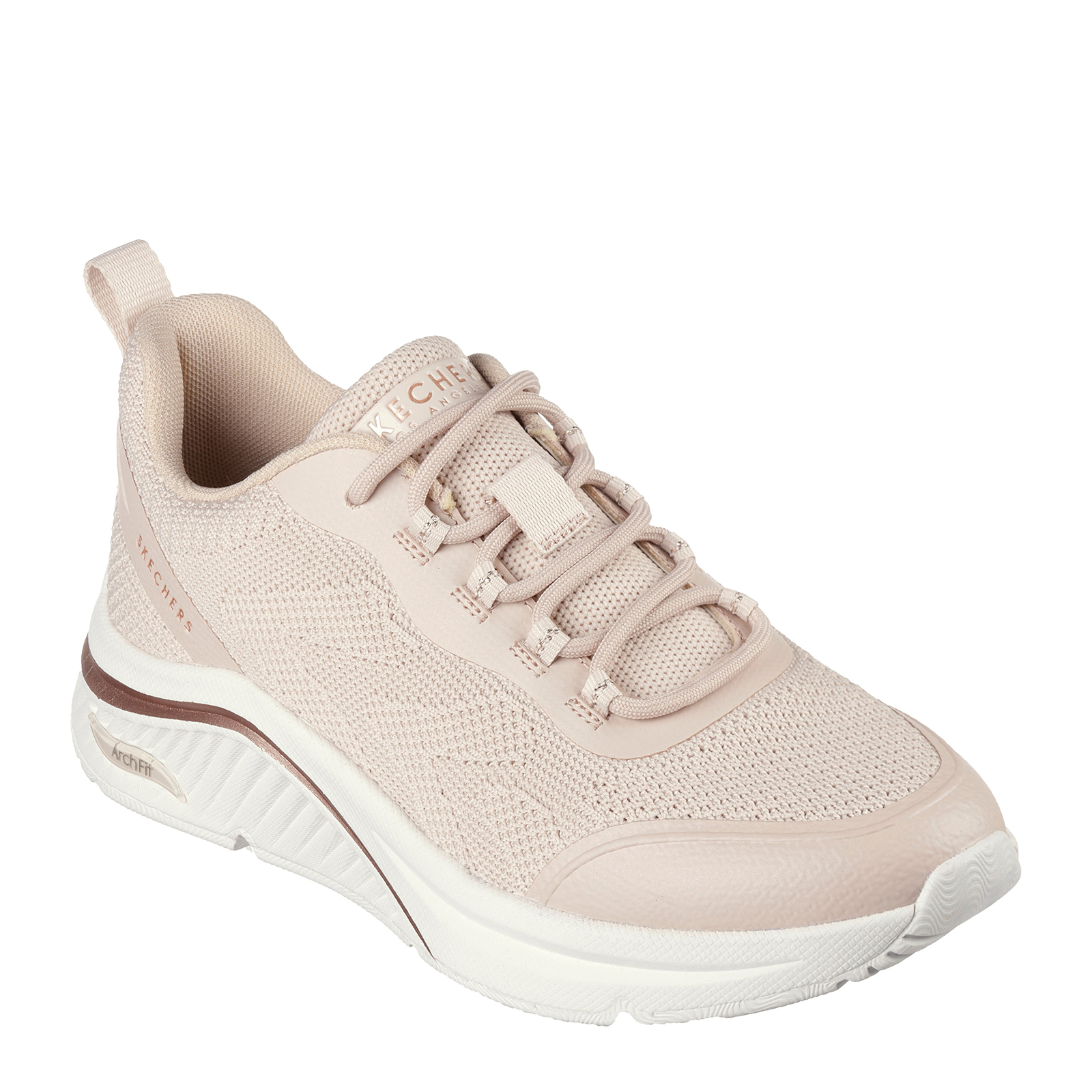 Skechers Zapatillas Arch Fit S-Miles Beiges 155567-NAT , para Mujer