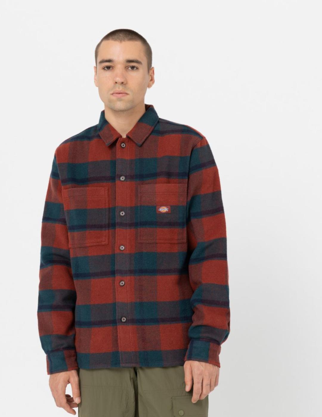 Camisa Dickies Coaling Cuadros Rojo - Diseño de Cuadros - Perfecta para el Frío