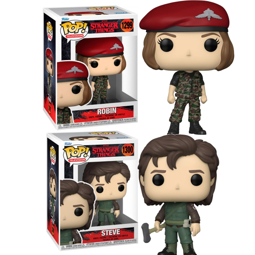 Funko Pack 2 figuras Robin y Steve Hunter Stranger Things 1299 1300