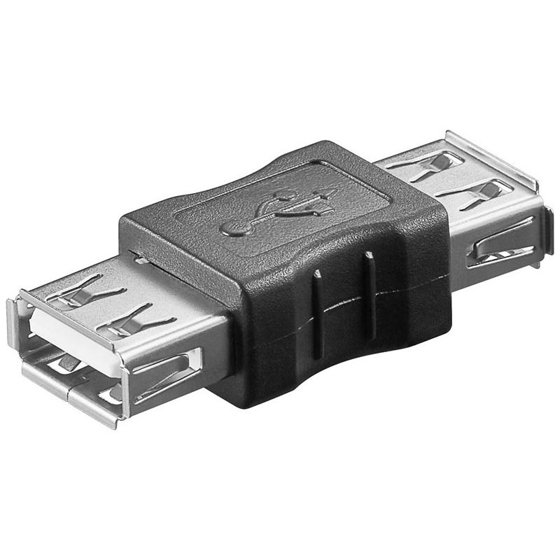 Adaptador USB-A hembra a USB-A hembra