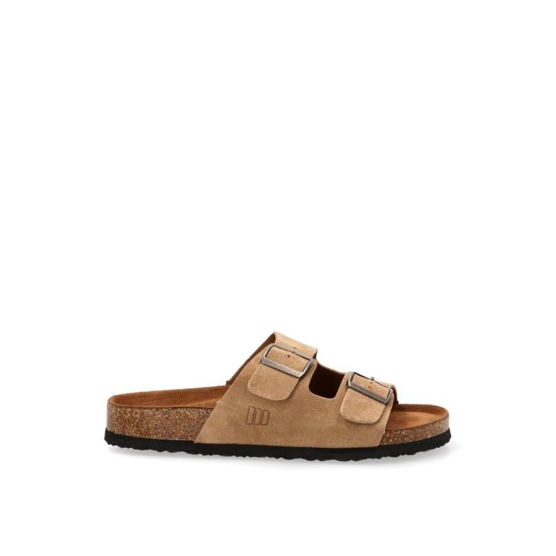 Sandalia Mustang - Hombre - Suela Plana - Modelo 84716 - Color Arena