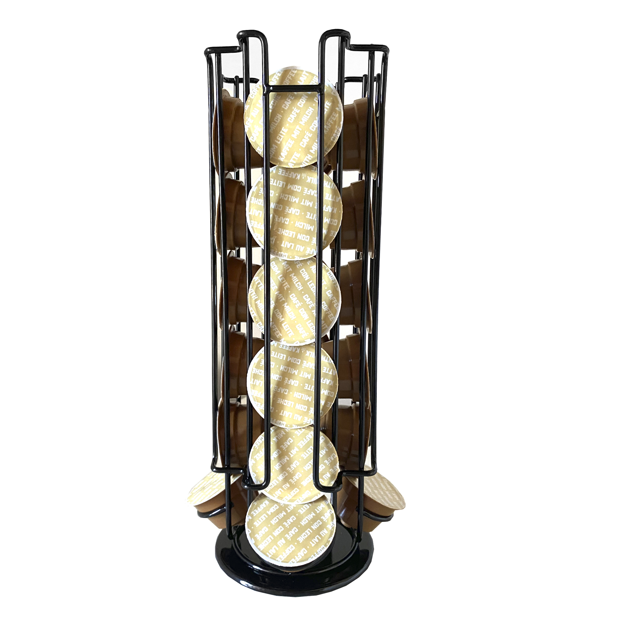 Organizador para Capsulas de Cafe Dolce Gusto Nyana Home Organizador para 24 Cápsulas Diseñado para Capsulas Dolce Gusto Diseño Moderno y Compacto Soporte Giratorio 360º Fácil Limpieza
