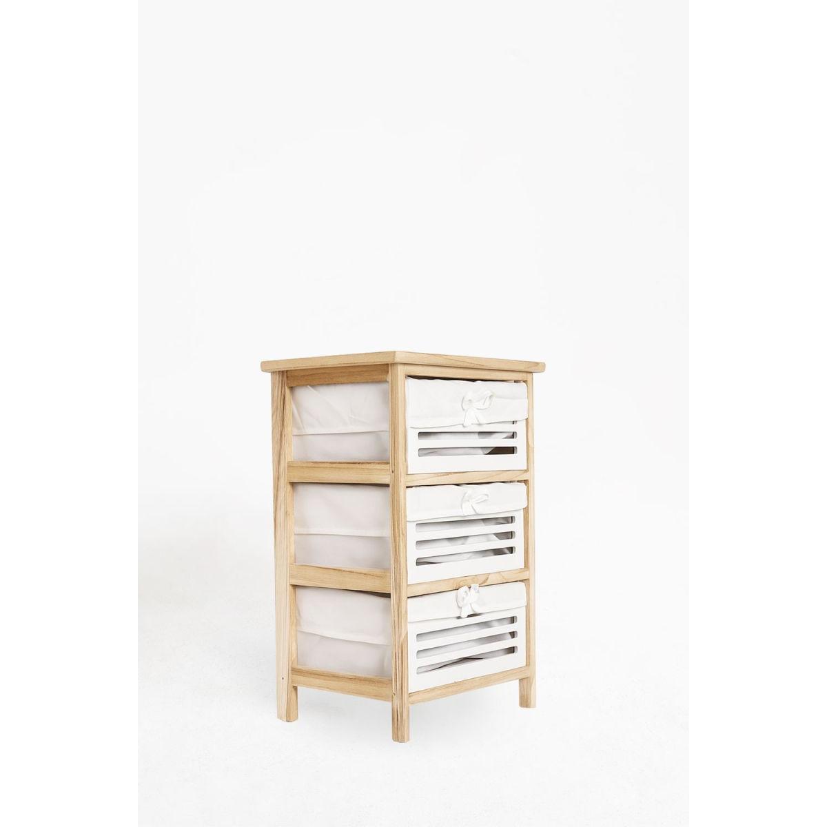 Regalos Miguel - Muebles Auxiliares - Cajonera Ancha Nuvio 3 Cajones