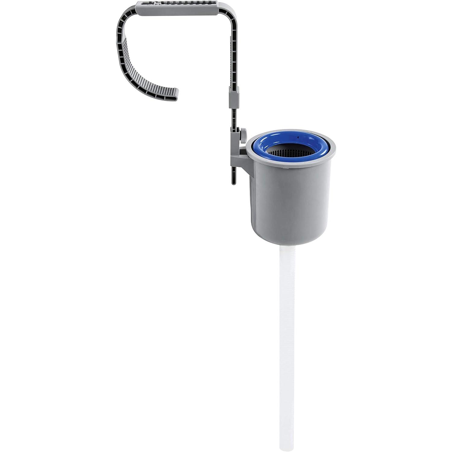Skimmer de superficie 58233 Besyway para piscinas desmontables con depuradoras de cartucho, fácil de limpiar y colocar