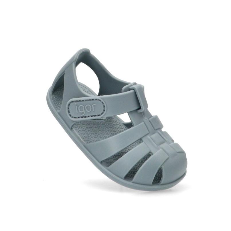 Chanclas Sandalias Playa Sandalia Playa Igor - Niño - Suela Plana - Modelo Nemo Solid - Color Azul